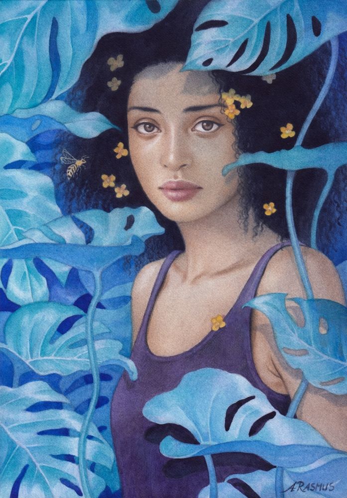 Wallflower - art print by Angelika Rasmus