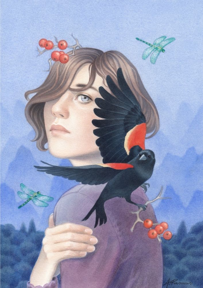 Birdsong - art print by Angelika Rasmus