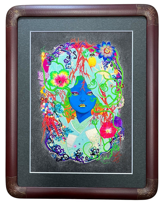 Ito Cheiko’s framed original artwork ‘Hide Your Face’