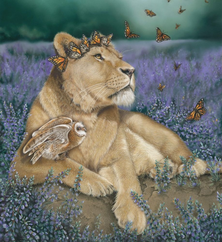 Steadfast - pastel original by Nicola Reif