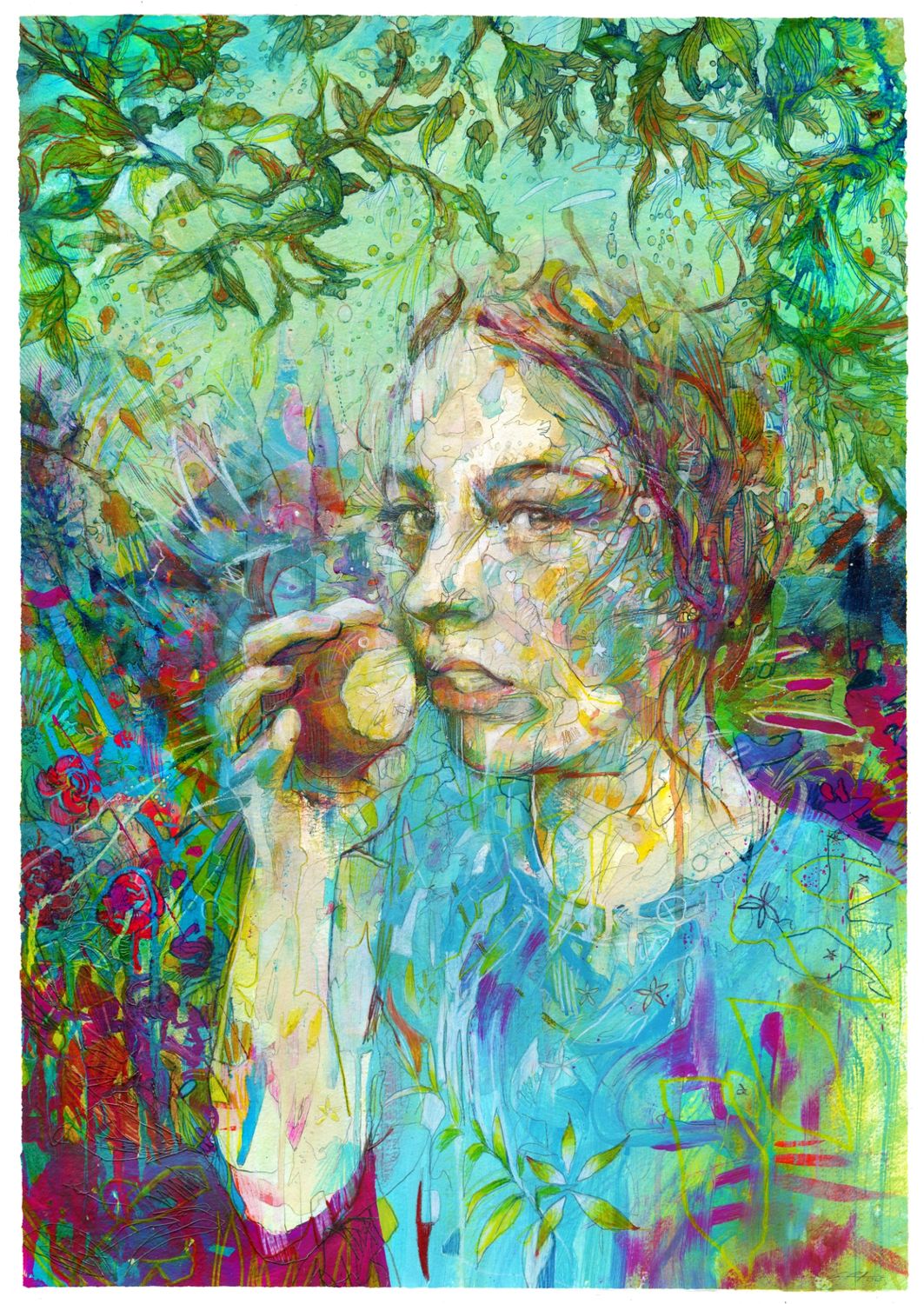 The Botanist’s Cut - original art work by Carne Griffiths