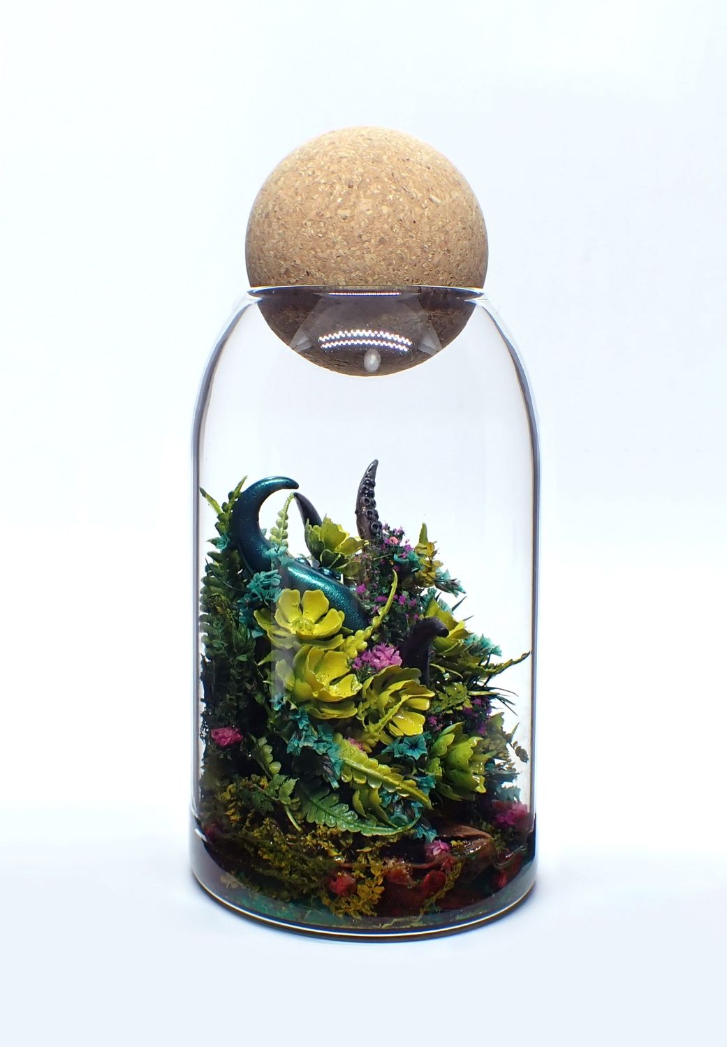 Tentacle Terrarium Sculpture by Basia Wesolowska