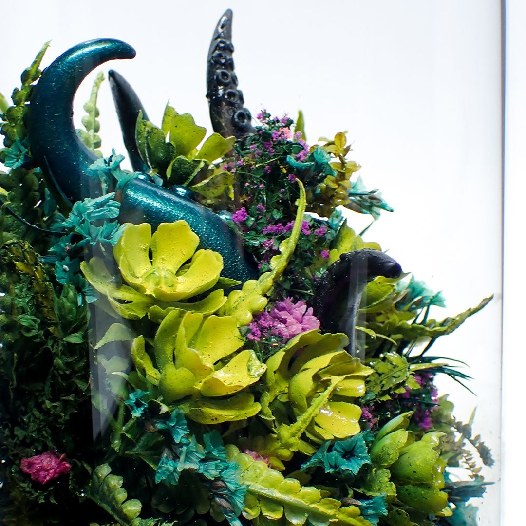 Tentacle Terrarium Sculpture by Basia Wesolowska