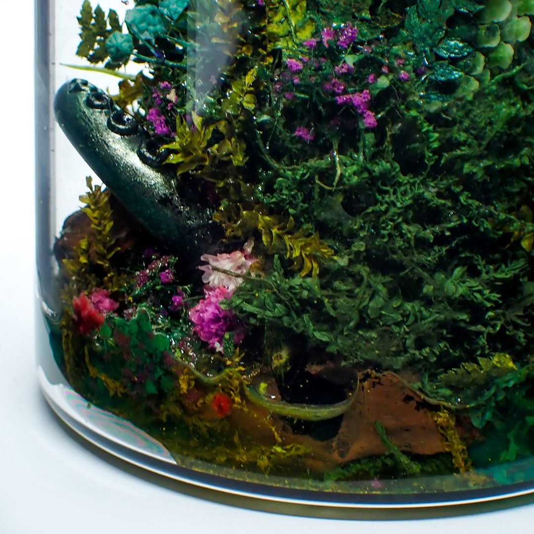 Tentacle Terrarium Sculpture by Basia Wesolowska