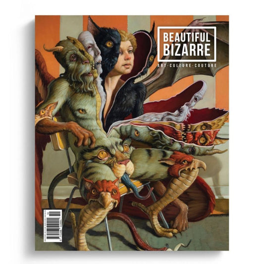 Issue 51 of Beautiful Bizarre with an amazing surreal image by Eric Thor Sanderson