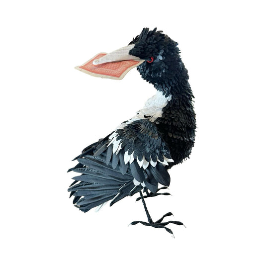Card Playing Magpie #2 - Robyn Lees-West - Quirky Fox 