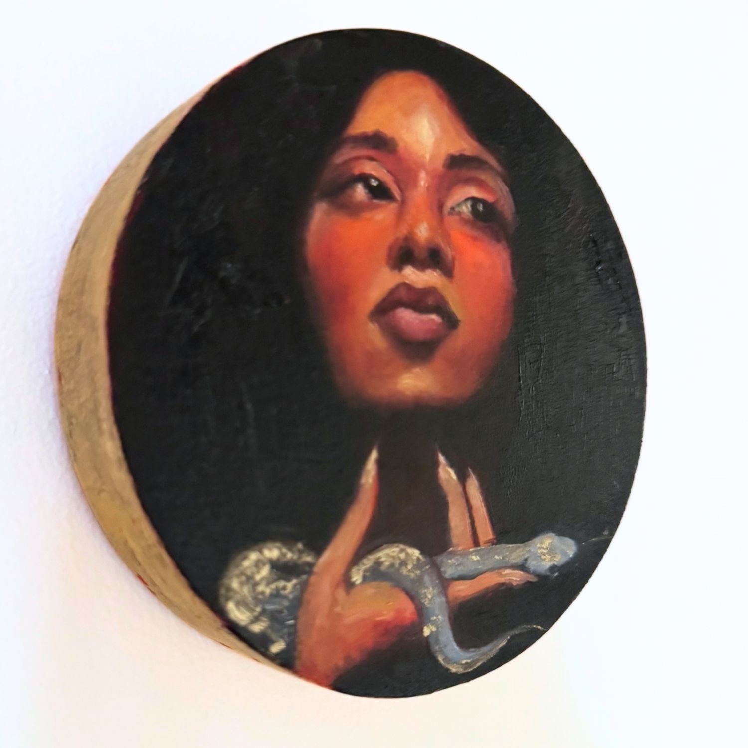 Original oil painting ‘Genetic Eve’ by Ariane Kamps