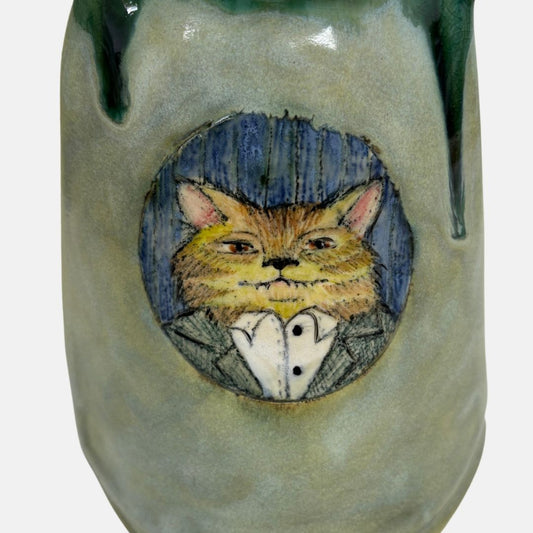 Ginger Tom Vase - Debra Powell - Quirky Fox 