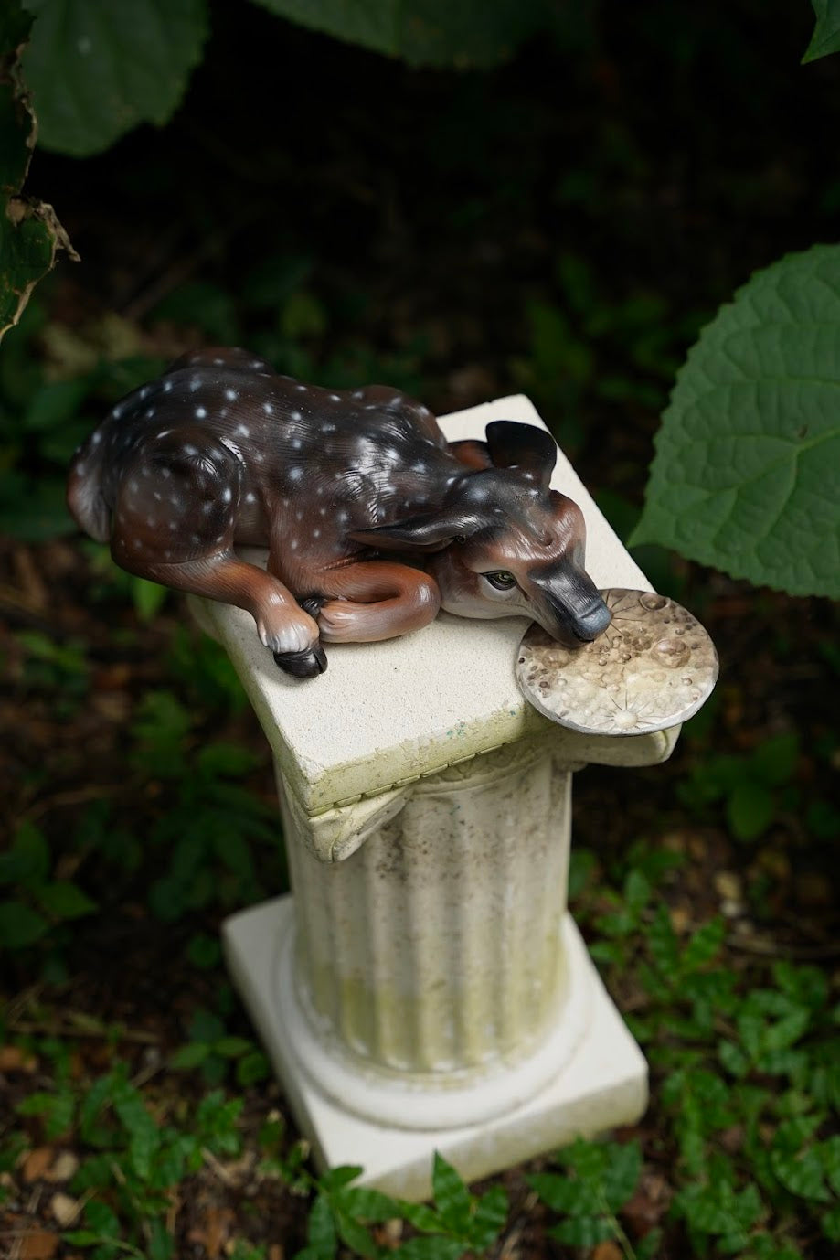 Polymer clay fawn sculpture by Shelby Clark-Glass