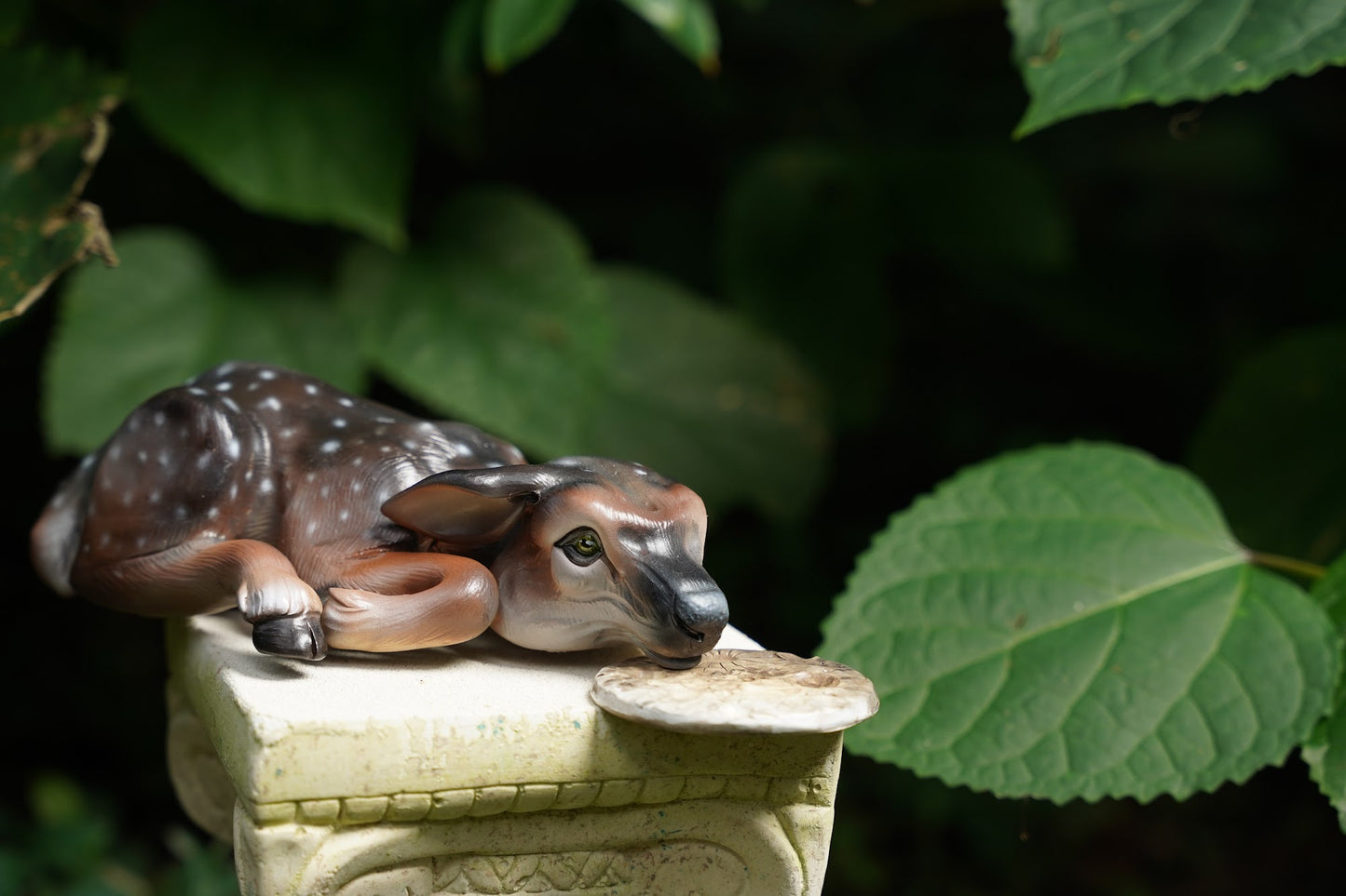 Polymer clay fawn sculpture by Shelby Clark-Glass
