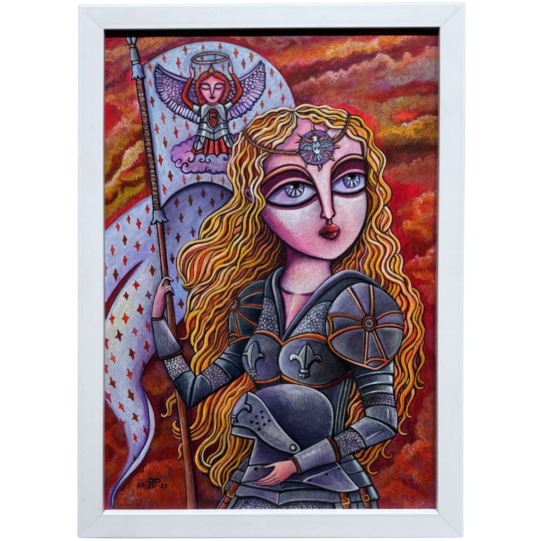 Rossella Paolini’s original framed artwork Joan