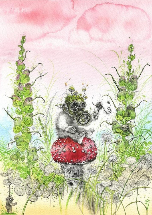 Entomologist II - limited edition print by Monika Mitkute