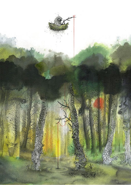 Shallow River - limited edition print by Monika Mitkute