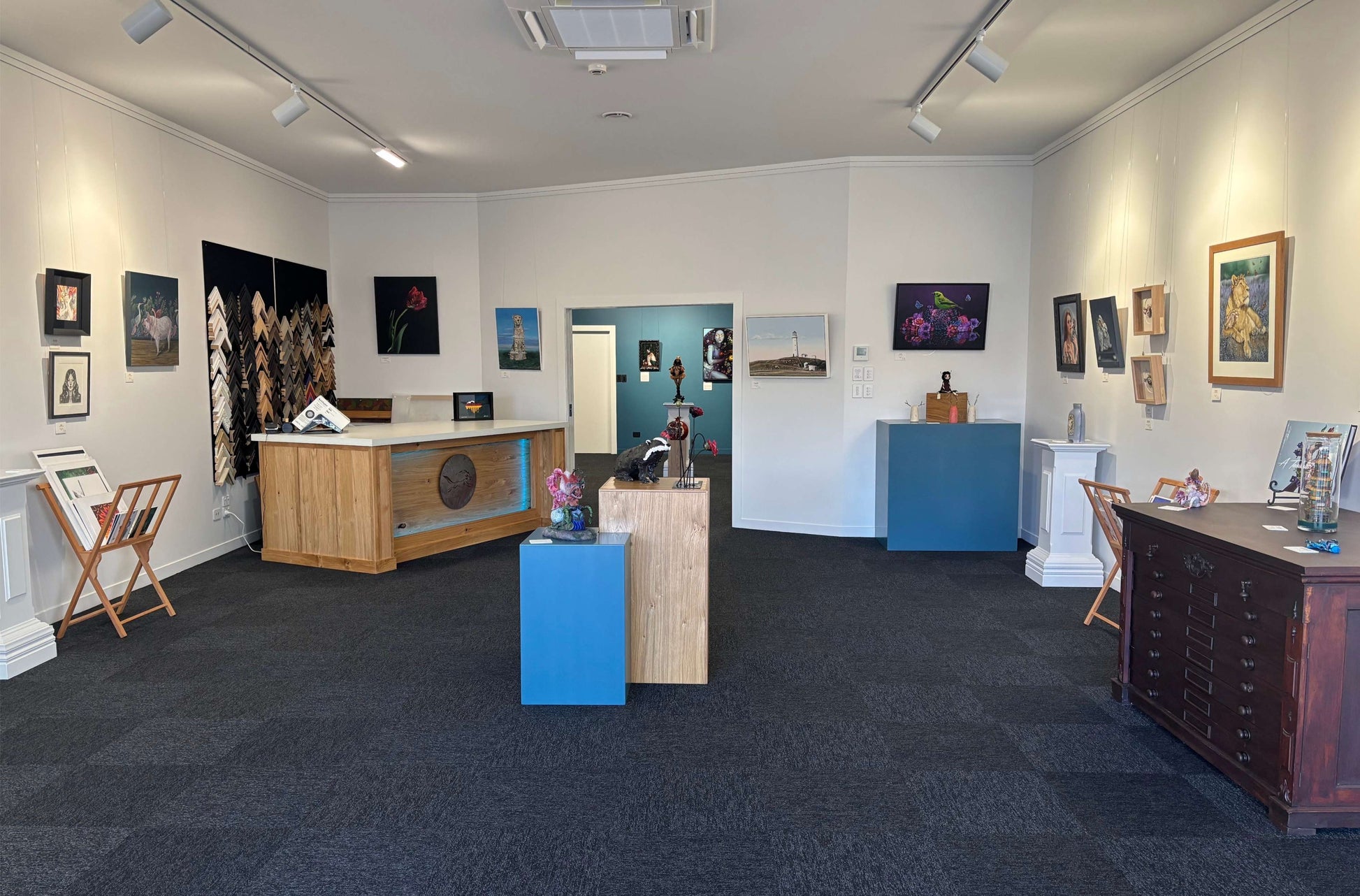 Interior of Quirky Fox art Gallery