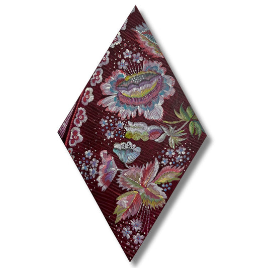 Red Floral Tapestry
