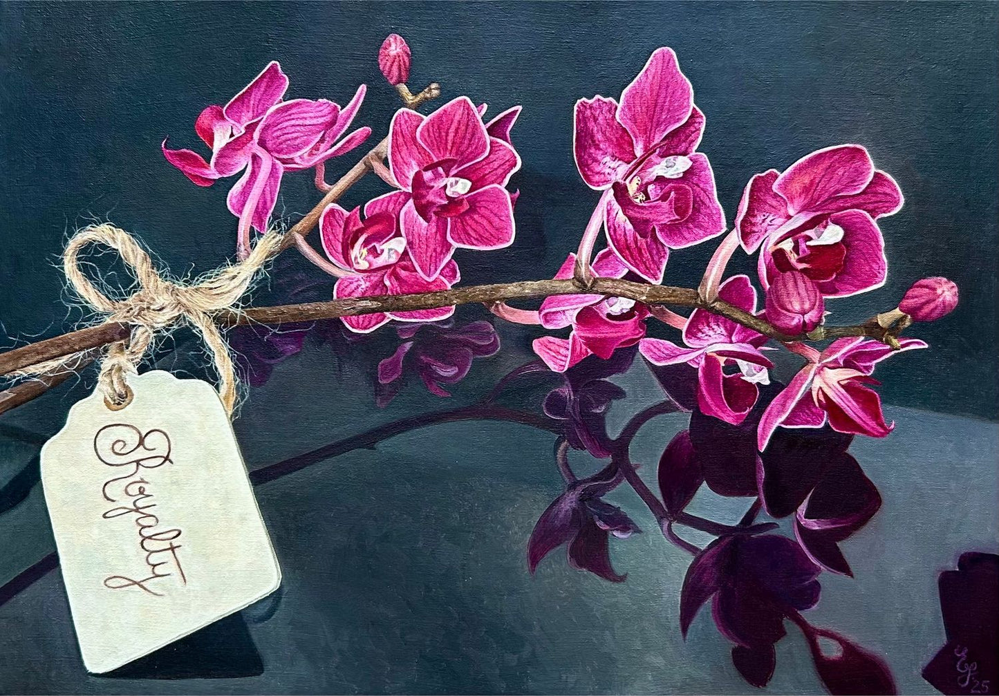 ‘Royalty’ original oil painting by Emma Foster