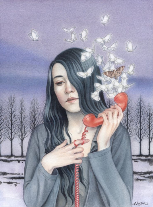 The Listener - art print by Angelika Rasmus