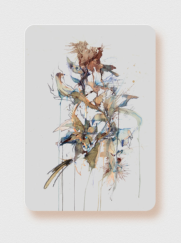 Torment Limited Edition Copper Foil Print by Carne Griffiths