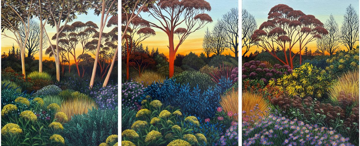 Vale of Nysa, original botanical painting by Anna Evans